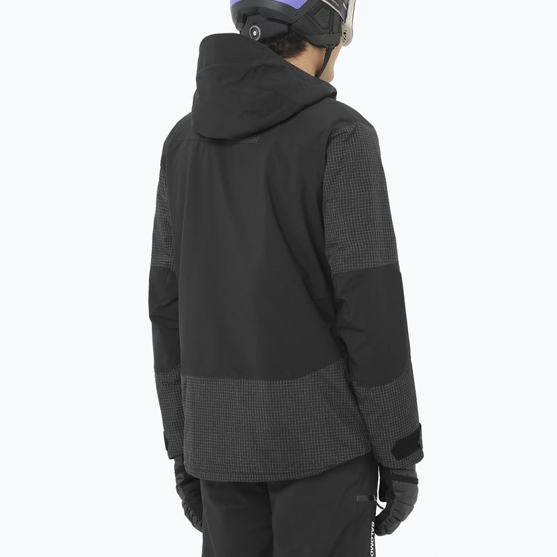 Giacca da sci da uomo Salomon Spark deep black 2