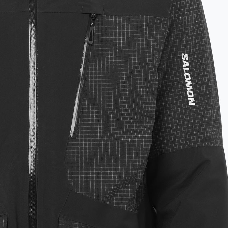 Giacca da sci da uomo Salomon Spark deep black 4