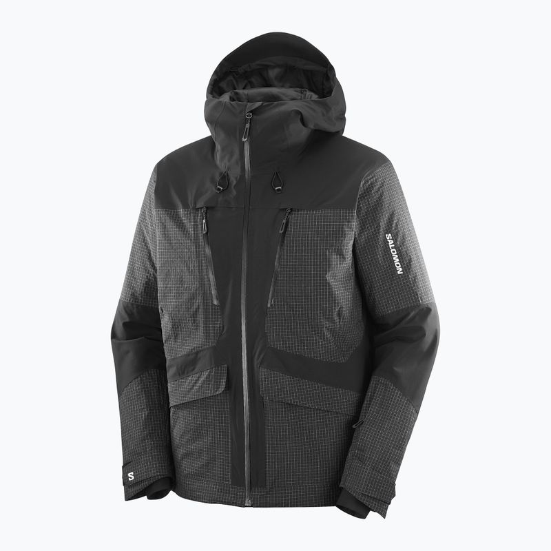 Giacca da sci da uomo Salomon Spark deep black 8