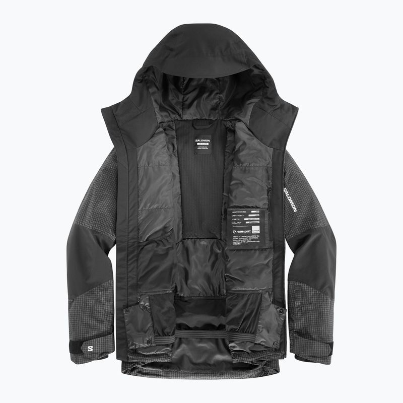 Giacca da sci da uomo Salomon Spark deep black 9