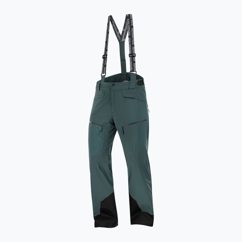 Pantaloni da sci da uomo Salomon Spectral green gables 6