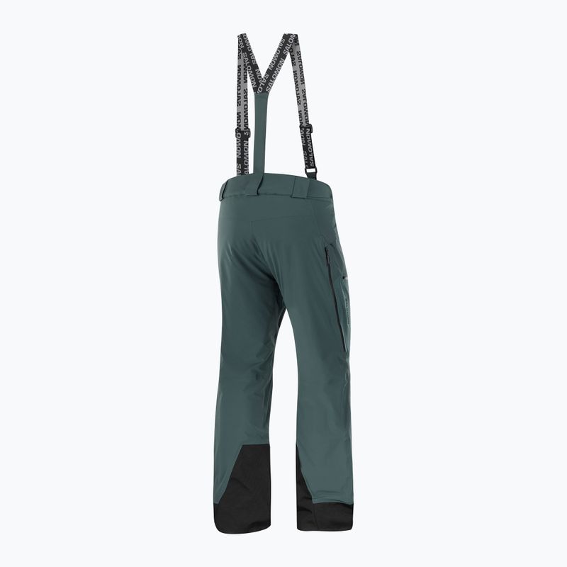 Pantaloni da sci da uomo Salomon Spectral green gables 7