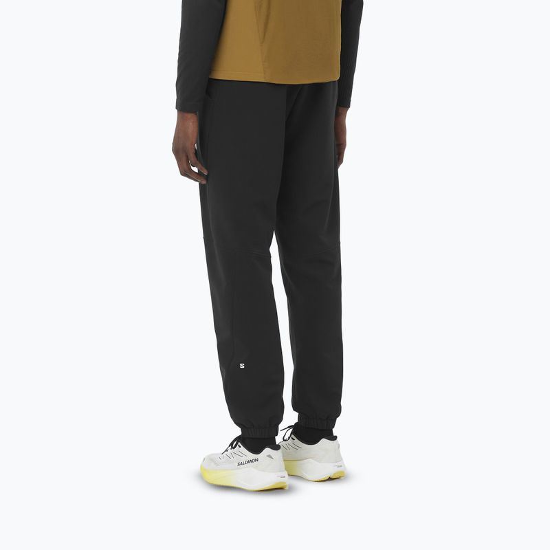 Pantaloni da corsa Salomon Shakeout Hexaflow nero profondo da uomo 2