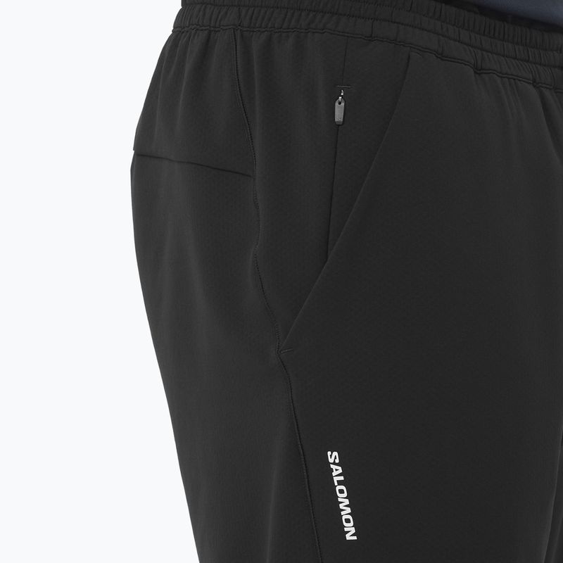 Pantaloni da corsa Salomon Shakeout Hexaflow nero profondo da uomo 4