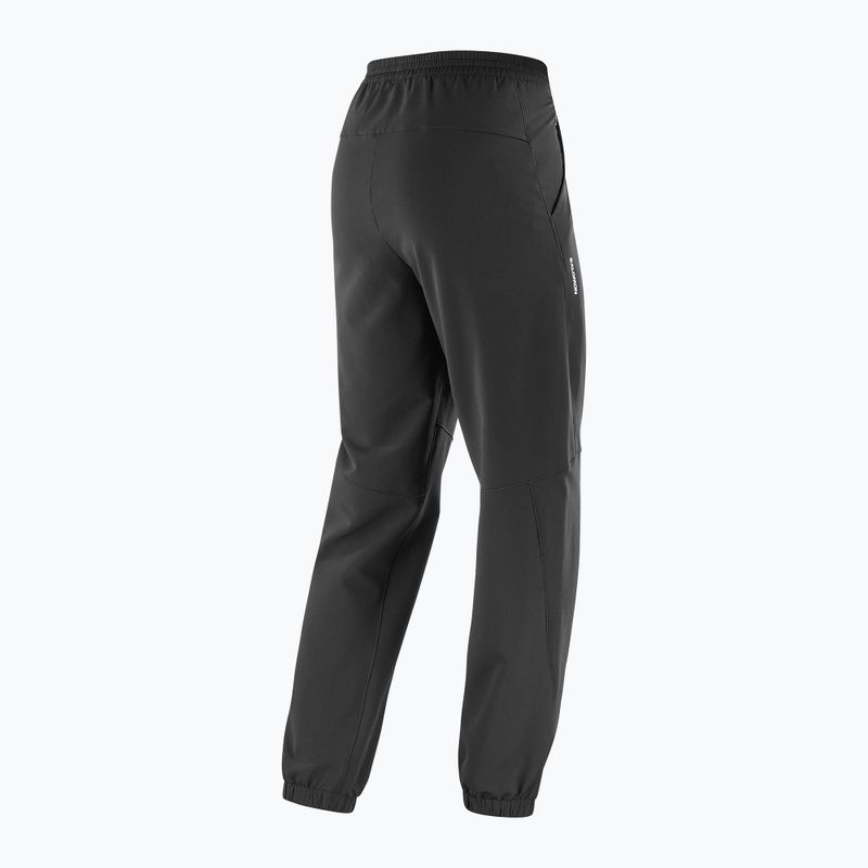 Pantaloni da corsa Salomon Shakeout Hexaflow nero profondo da uomo 6