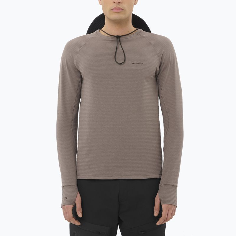Felpa da uomo Salomon Essential Lightwarm CN iron