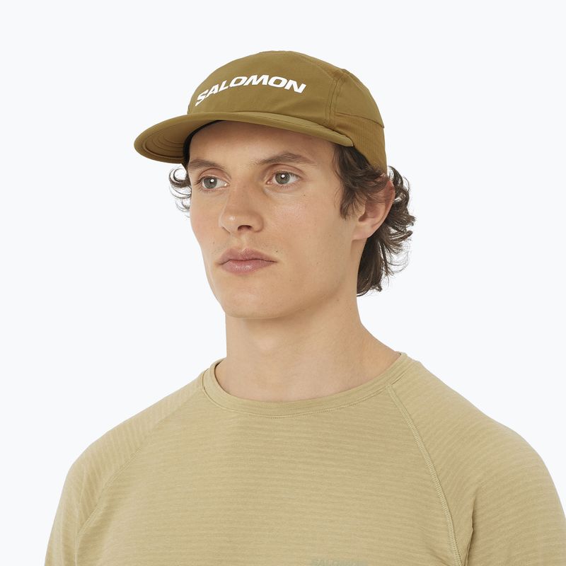 Cappellino con visiera Salomon Sense Aero brilliant olive 3