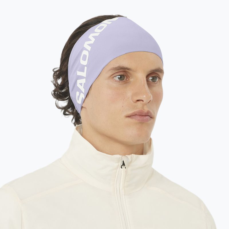 Fascia per la testa Salomon RS Pro sky/white 2