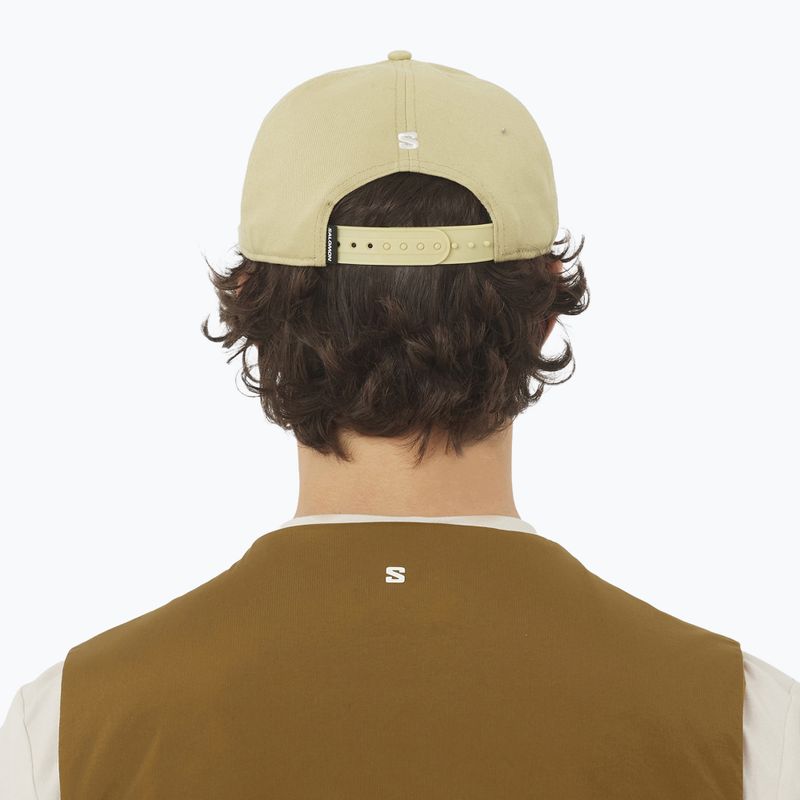 Cappellino con visiera Salomon Logo Flat grigio verde 5