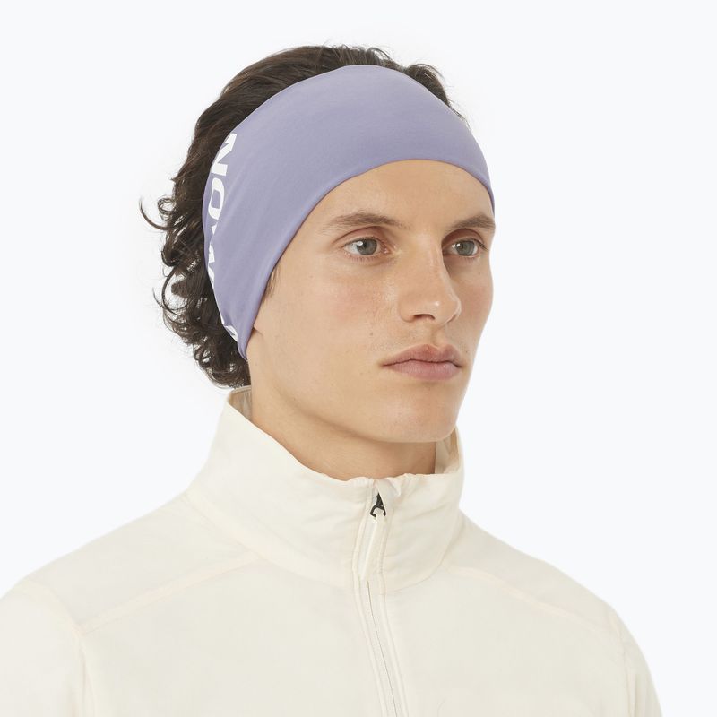 Fascia per la testa Salomon RS Pro blue granite/white 2