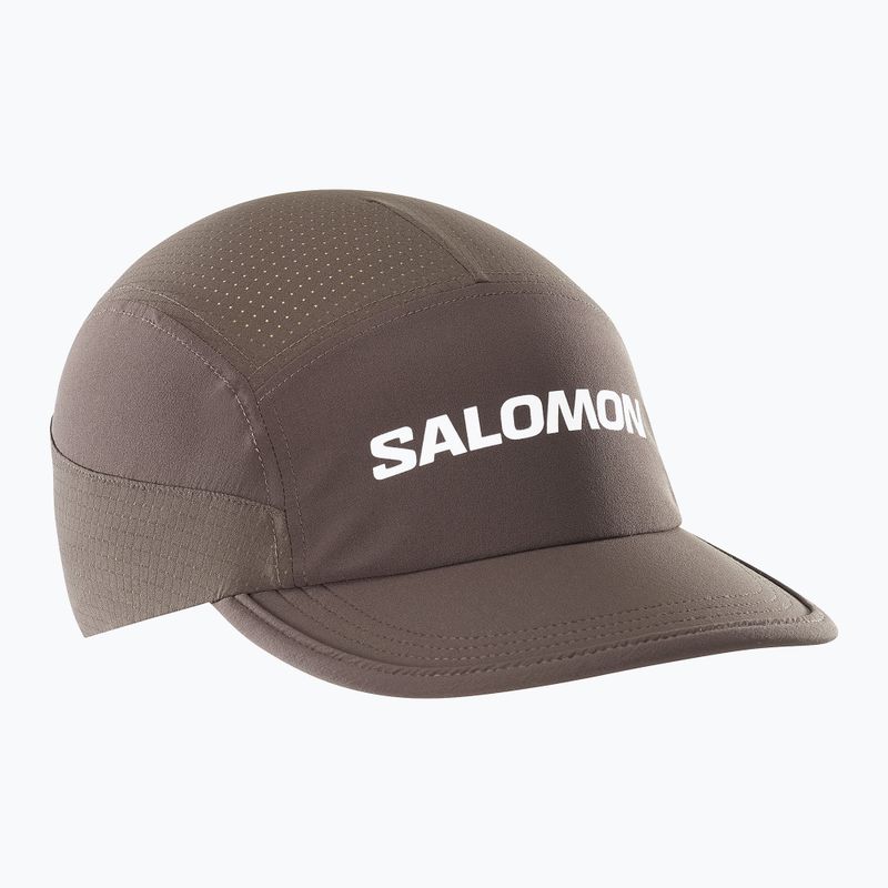 Cappellino con visiera Salomon Sense Aero coffee bean