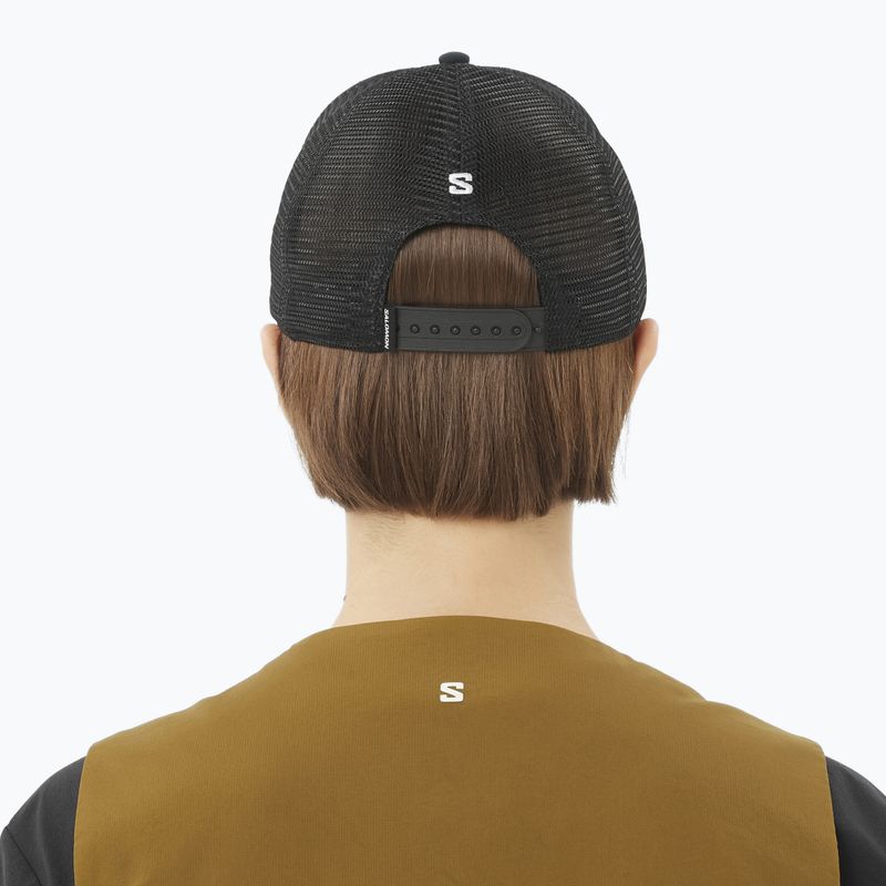 Cappellino con visiera Salomon Logo Trucker deep black 5