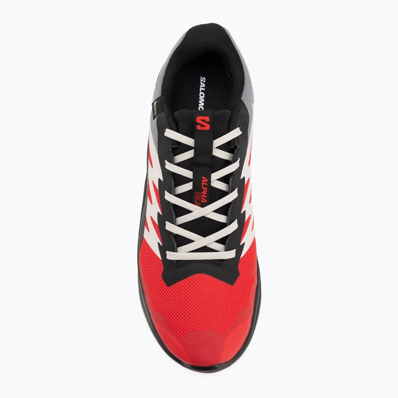 Scarpe da corsa da uomo Salomon Alphaglide GTX flame scarlet/black/pewter 5
