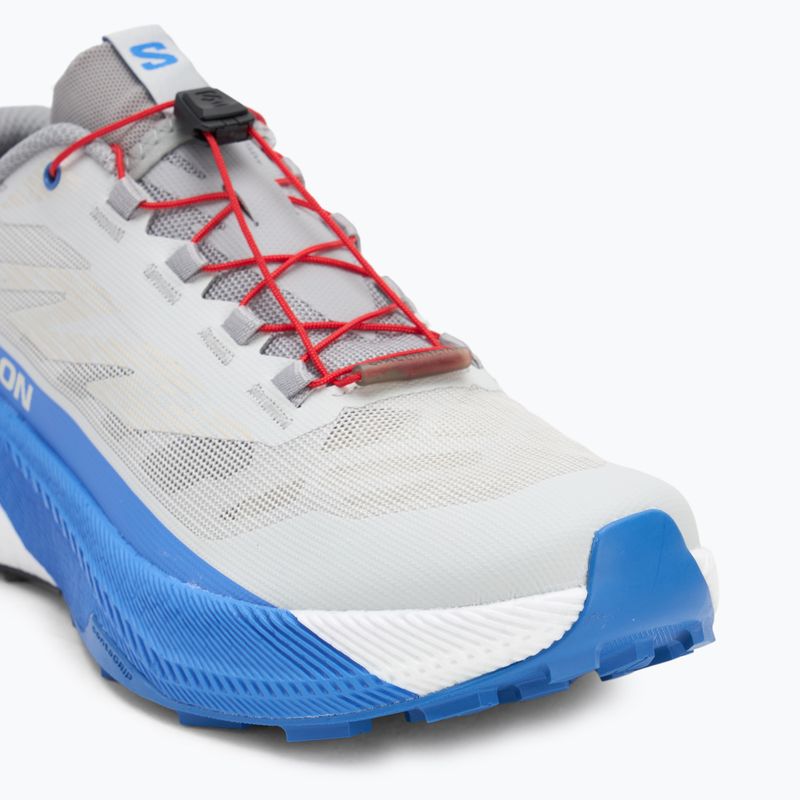 Scarpe da corsa da uomo Salomon Pulsar lunar rock/white/french blue 7