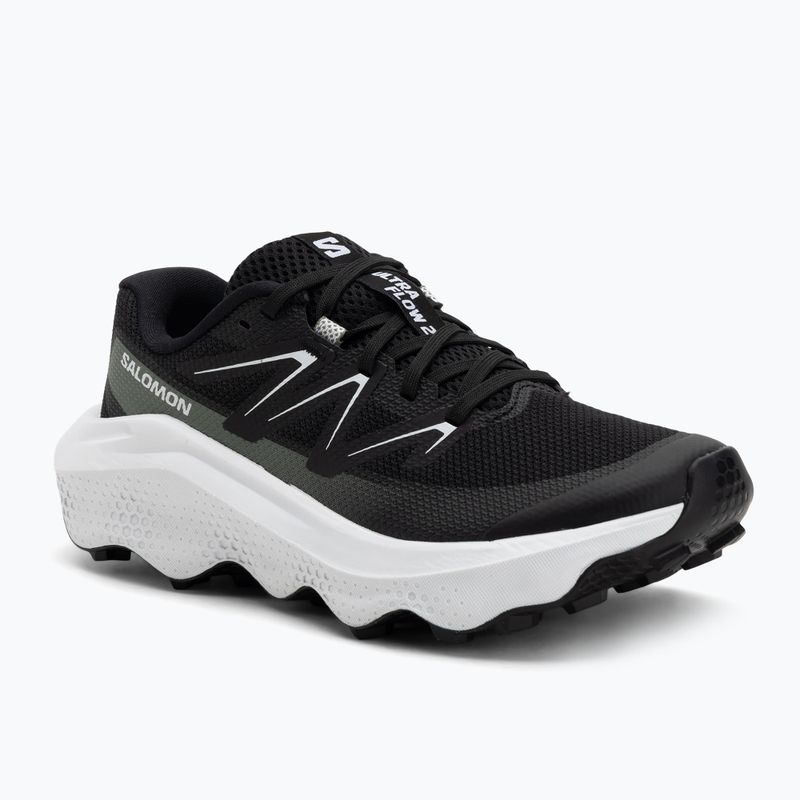 Scarpe da corsa da donna Salomon Ultra Flow 2 nero/bianco/verde agave