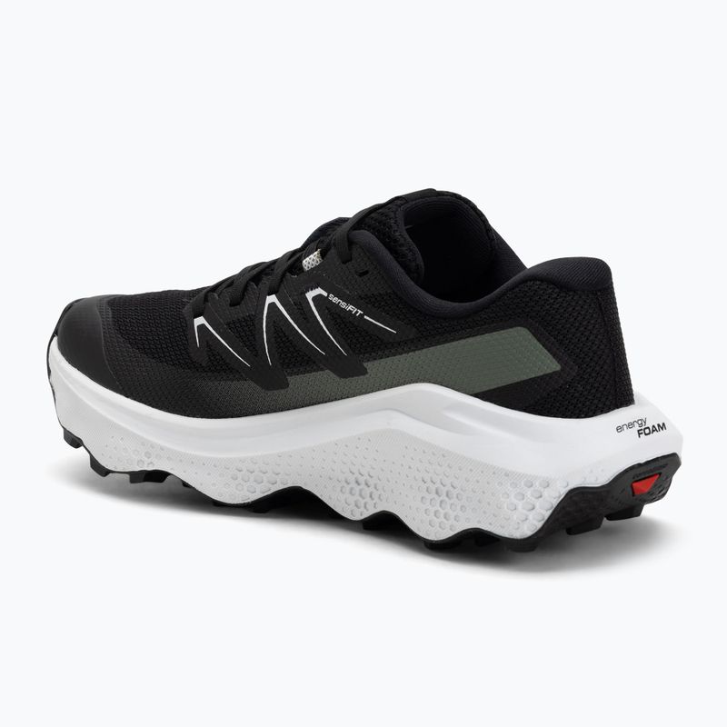 Scarpe da corsa da donna Salomon Ultra Flow 2 nero/bianco/verde agave 3