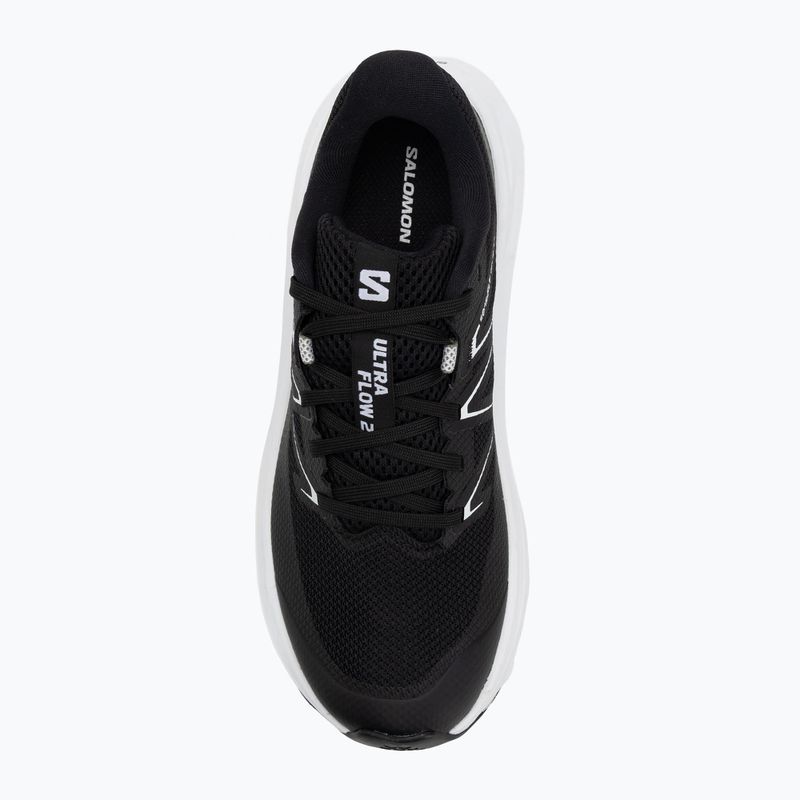 Scarpe da corsa da donna Salomon Ultra Flow 2 nero/bianco/verde agave 5