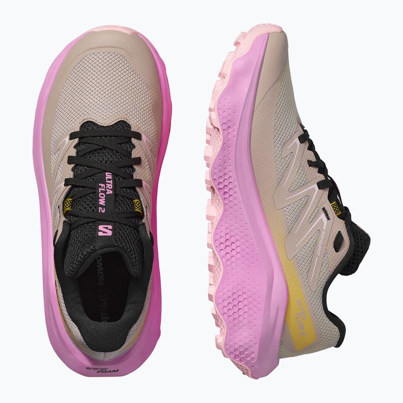 Scarpe da corsa da donna Salomon Ultra Flow 2 etherea/cyclamen/black 8