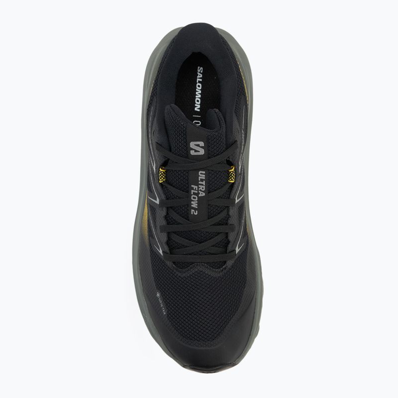 Scarpe da corsa da uomo Salomon Ultra Flow 2 GTX black/sedona sage/incaberry 5