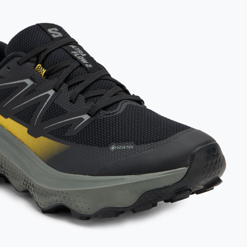 Scarpe da corsa da uomo Salomon Ultra Flow 2 GTX black/sedona sage/incaberry 7