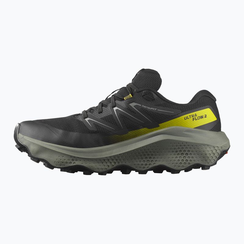 Scarpe da corsa da uomo Salomon Ultra Flow 2 GTX black/sedona sage/incaberry 9