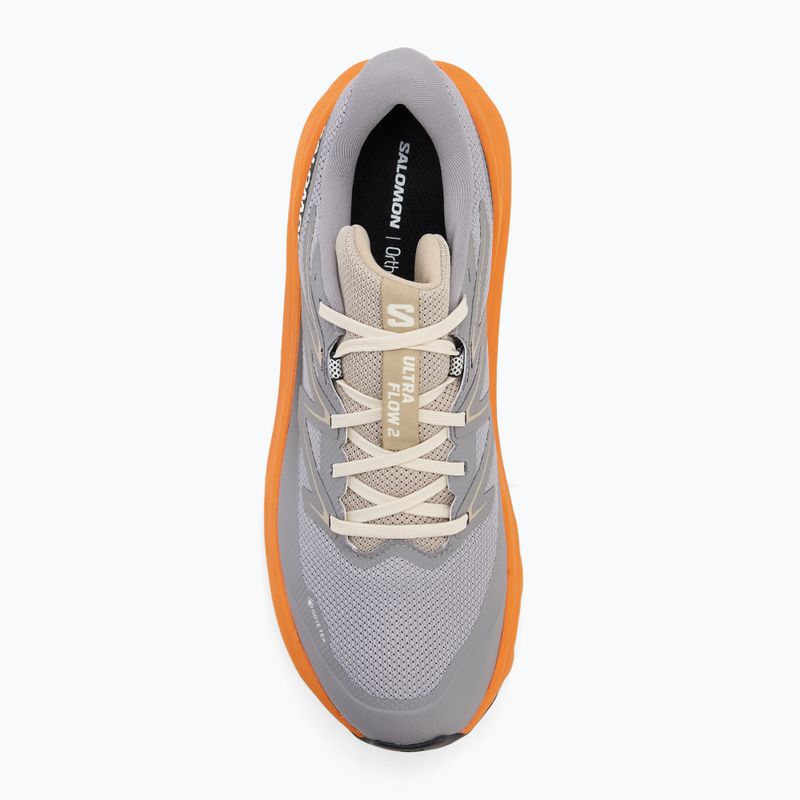 Scarpe da corsa da uomo Salomon Ultra Flow 2 GTX gull/turmeric/white pepper 5