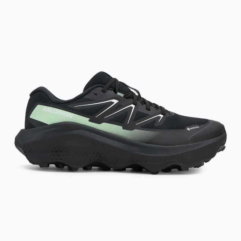 Scarpe da corsa da uomo Salomon Ultra Flow 2 GTX nero/nero/verde patina 2