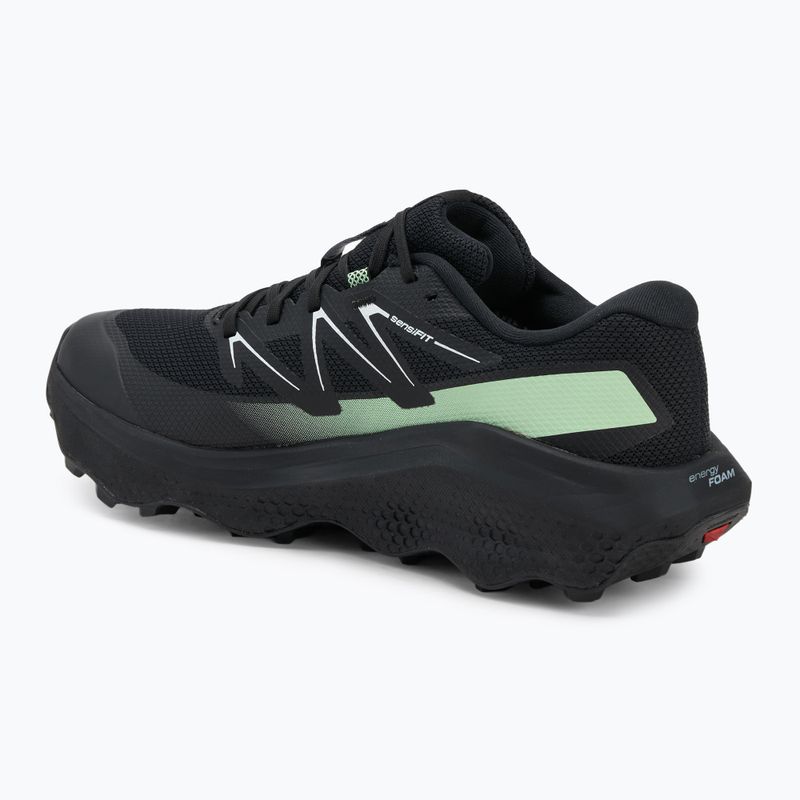 Scarpe da corsa da uomo Salomon Ultra Flow 2 GTX nero/nero/verde patina 3