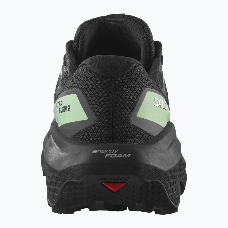 Scarpe da corsa da uomo Salomon Ultra Flow 2 GTX nero/nero/verde patina 10