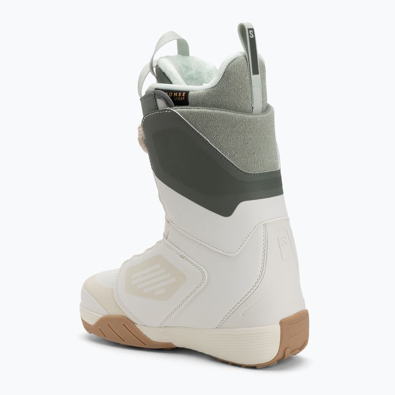 Scarponi da snowboard donna Salomon Kiana Dual Boa W vanilla ice/agave green/clearly aqua 2