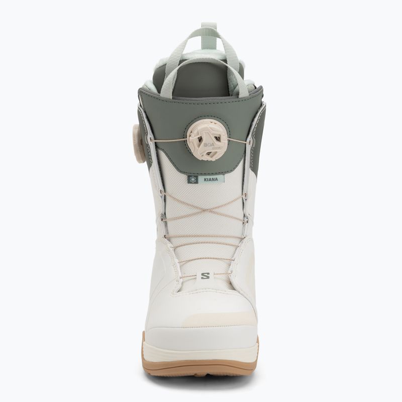 Scarponi da snowboard donna Salomon Kiana Dual Boa W vanilla ice/agave green/clearly aqua 3
