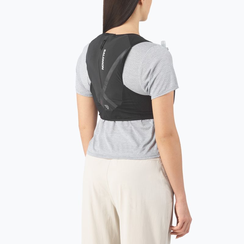 Gilet da corsa Salomon GRVL Skin 4 black 5