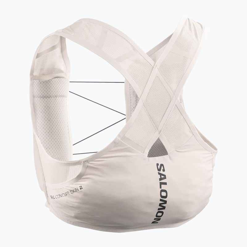 Gilet da corsa Salomon GRVL Concept Skin 2 silver cloud 2