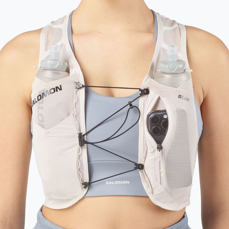 Gilet da corsa Salomon GRVL Concept Skin 2 silver cloud 6