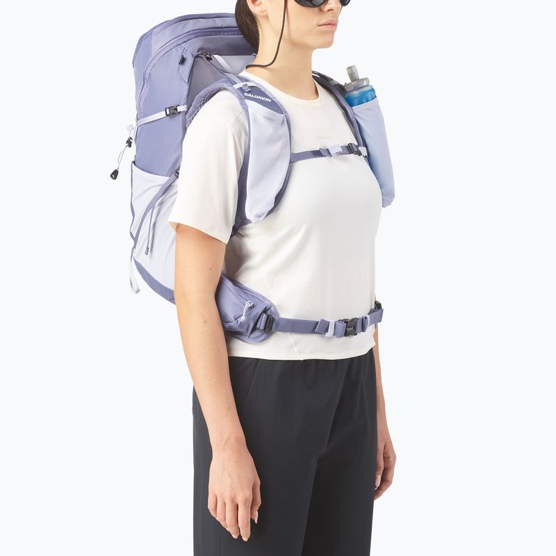 Zaino da trekking da donna Salomon Aerotrek 28 l heron/cosmic sky/white 4