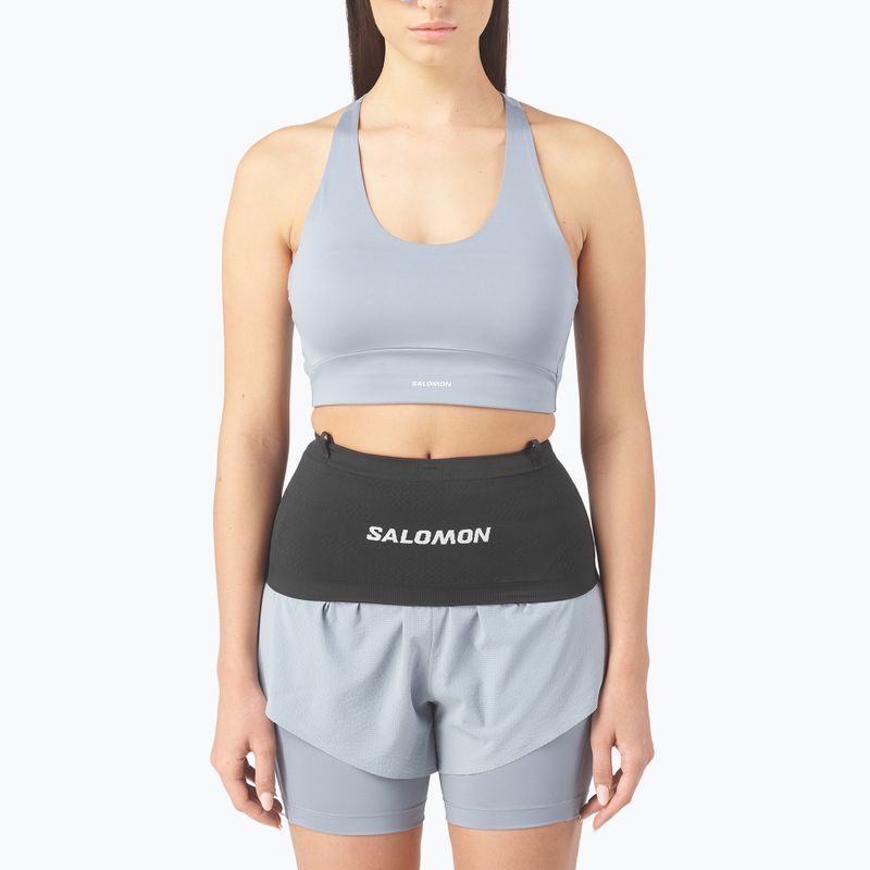 Cintura da corsa Salomon ADV SKIN Seamless black/white 4
