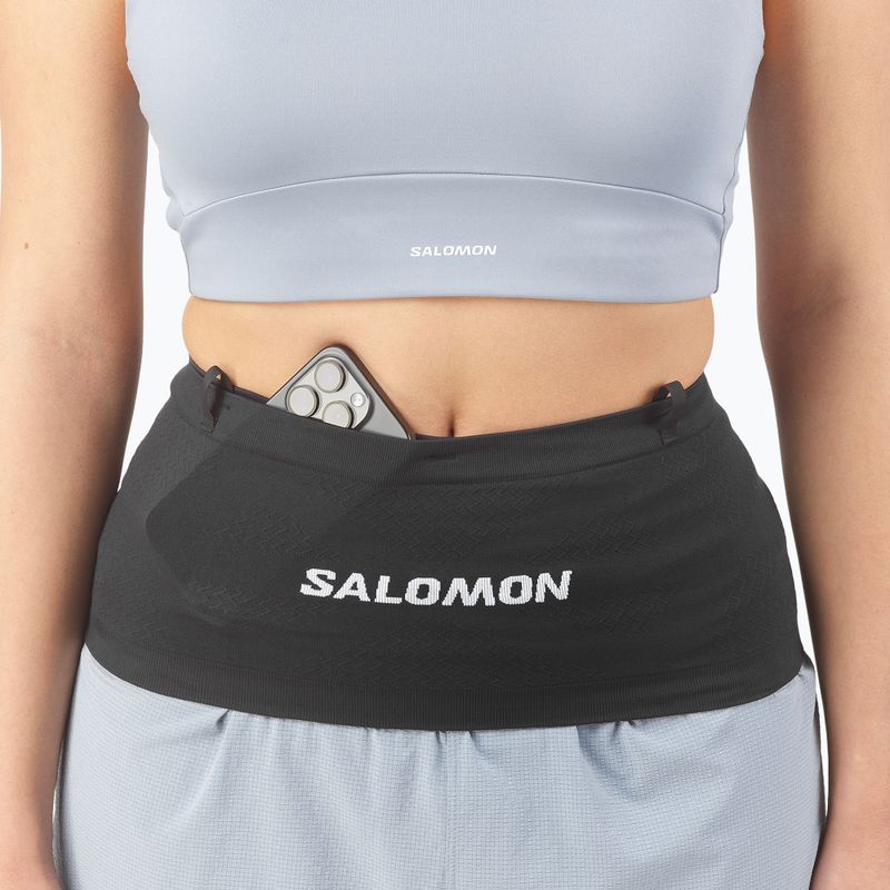 Cintura da corsa Salomon ADV SKIN Seamless black/white 6