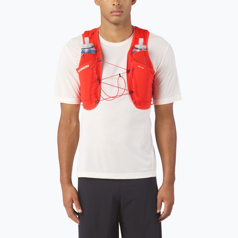Gilet da corsa Salomon S/Lab Sense 6 Set fiery red/black 3