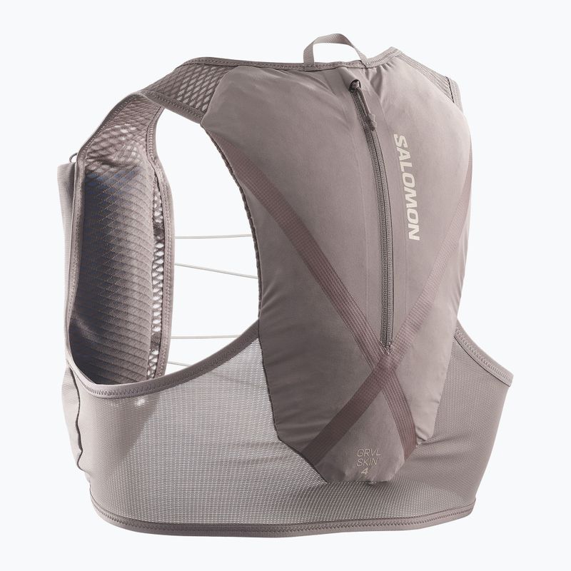 Gilet da corsa Salomon GRVL Skin 4 Set iron/silver cloud 2