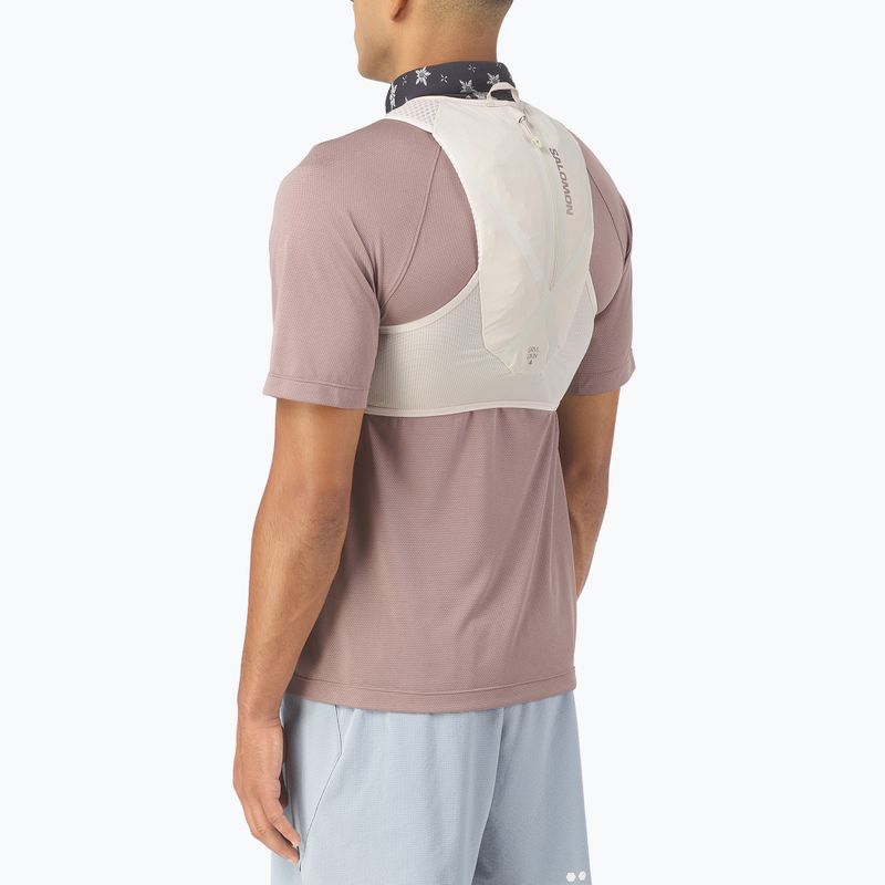 Gilet da corsa Salomon GRVL Skin 4 Set silver cloud/iron 4
