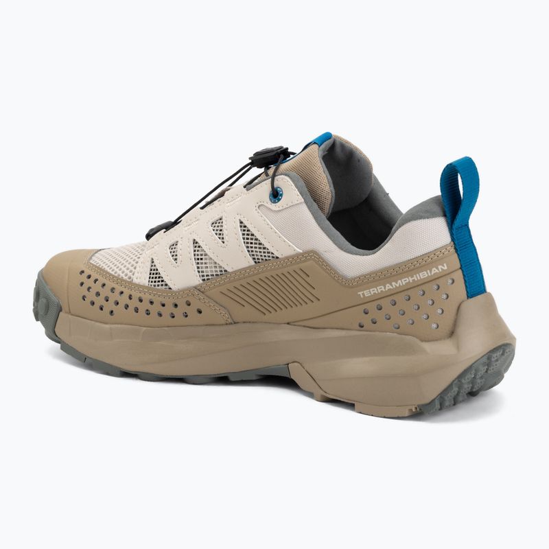 Scarpe da trekking da uomo Salomon Techamphibian 5 rainy day/desert tan/mykonos blue 3