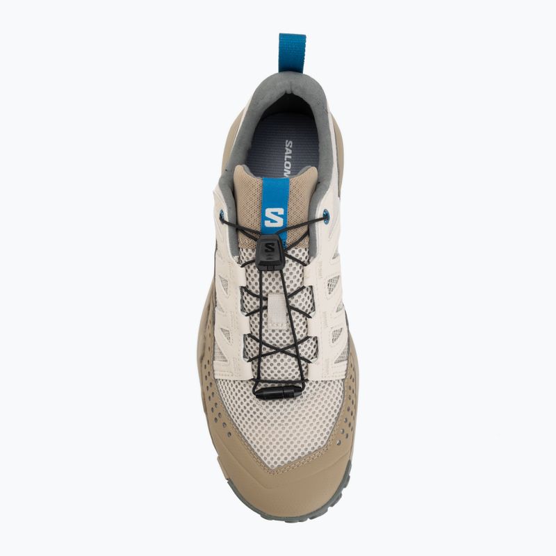 Scarpe da trekking da uomo Salomon Techamphibian 5 rainy day/desert tan/mykonos blue 5