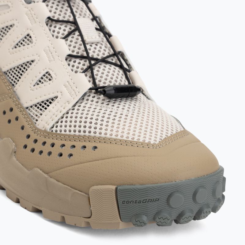 Scarpe da trekking da uomo Salomon Techamphibian 5 rainy day/desert tan/mykonos blue 7