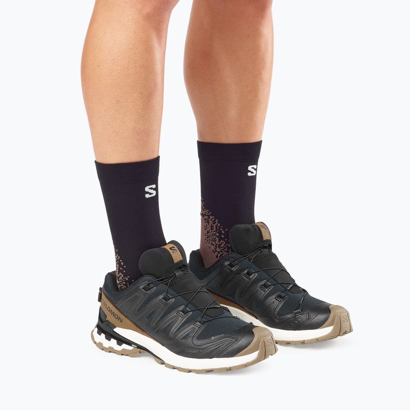 Scarpe da running da uomo Salomon XA PRO 3D V9 GTX Lifelong black/coyote brown/vanilla ice 7