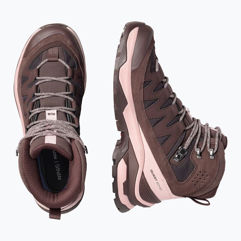 Scarpe da trekking da donna Salomon Quest Echo GTX blkcof/shadow/blac 5