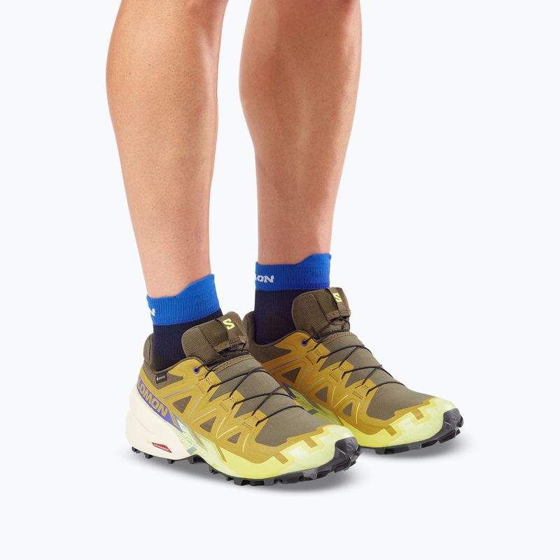 Scarpe da corsa uomo Salomon Speedcross 6 GTX grape leaf/aspargus green 6