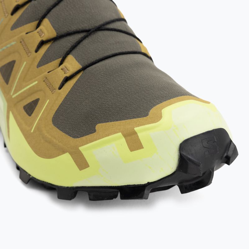 Scarpe da corsa uomo Salomon Speedcross 6 GTX grape leaf/aspargus green 7
