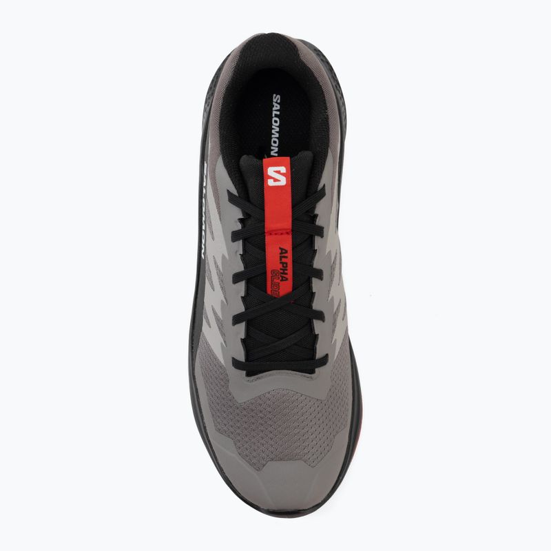 Scarpe da corsa uomo Salomon Alphaglide cloudburst/black 5