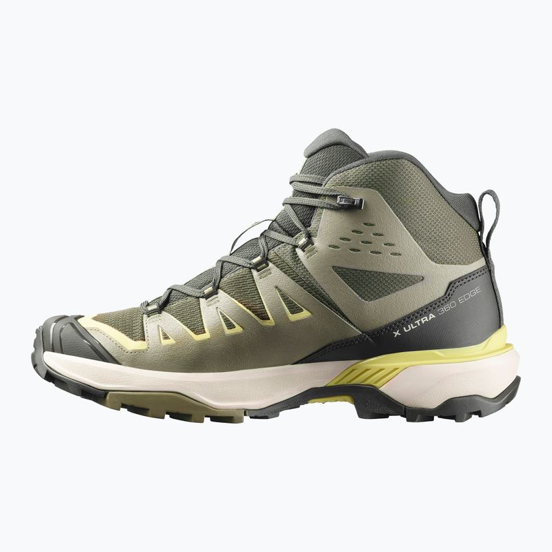 Scarpe da trekking da uomo Salomon X Ultra 360 Edge Mid GTX olive night/aloe 2