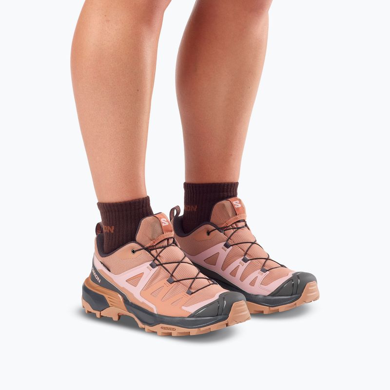 Scarpe da trekking da donna Salomon X Ultra 360 GTX burro/asphalt 7